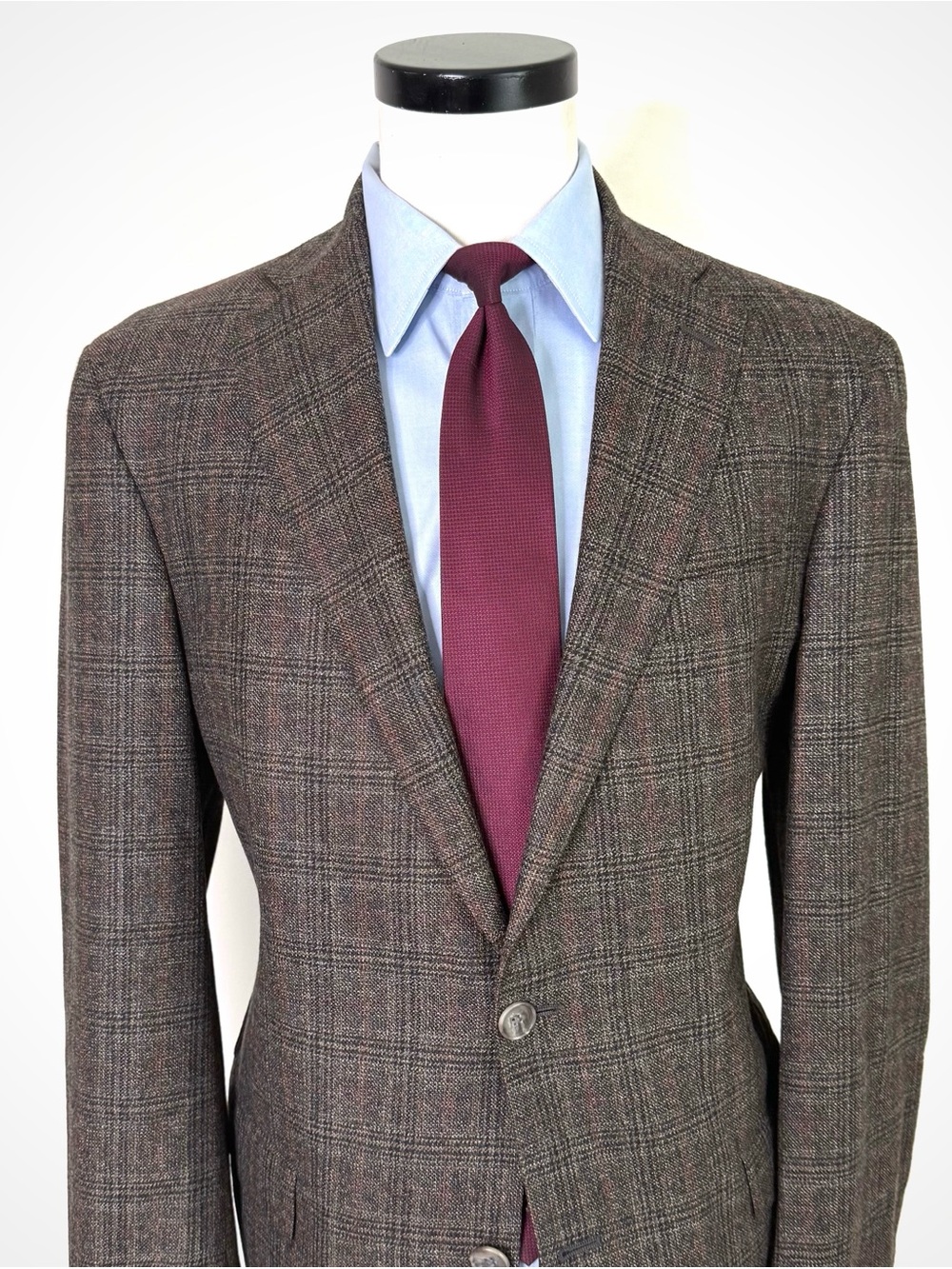 Hart Schaffner Marx Lightweight Plaid Blazer | 42L